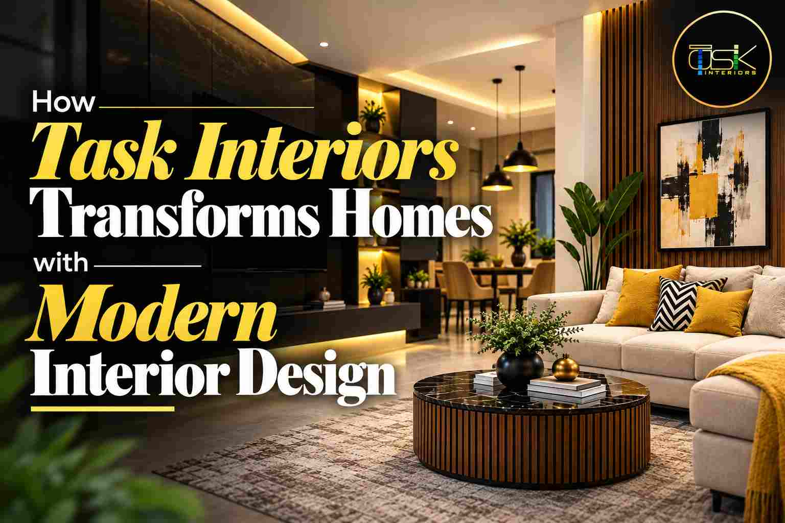 How Task Interiors Transforms Homes with Modern Interior Design